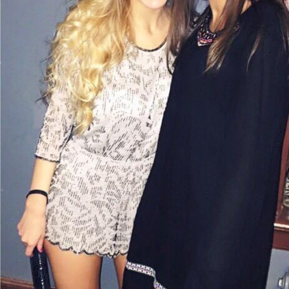 Sequin romper Anthropologie